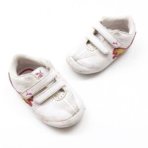 Puma Kinder-fit white baby girls shoes